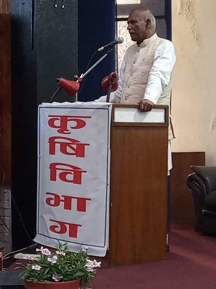 किसानको समृद्धि बिना कृषिमा आत्मनिर्भर हुन नसक्ने : मन्त्री यादव