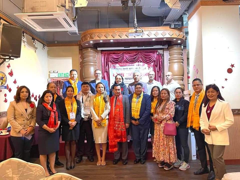 हङकङ नेपाली व्यापार संघको नेतृत्व पुन: प्रकाश पुनकाे काँधमा