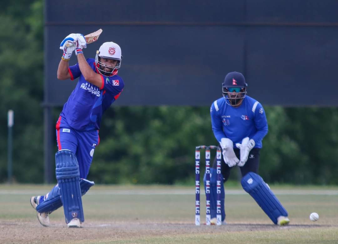 एनआरएनए एनसीसी युएसए कप क्रिकेटको पहिलो खेलमा नेपाल पराजित