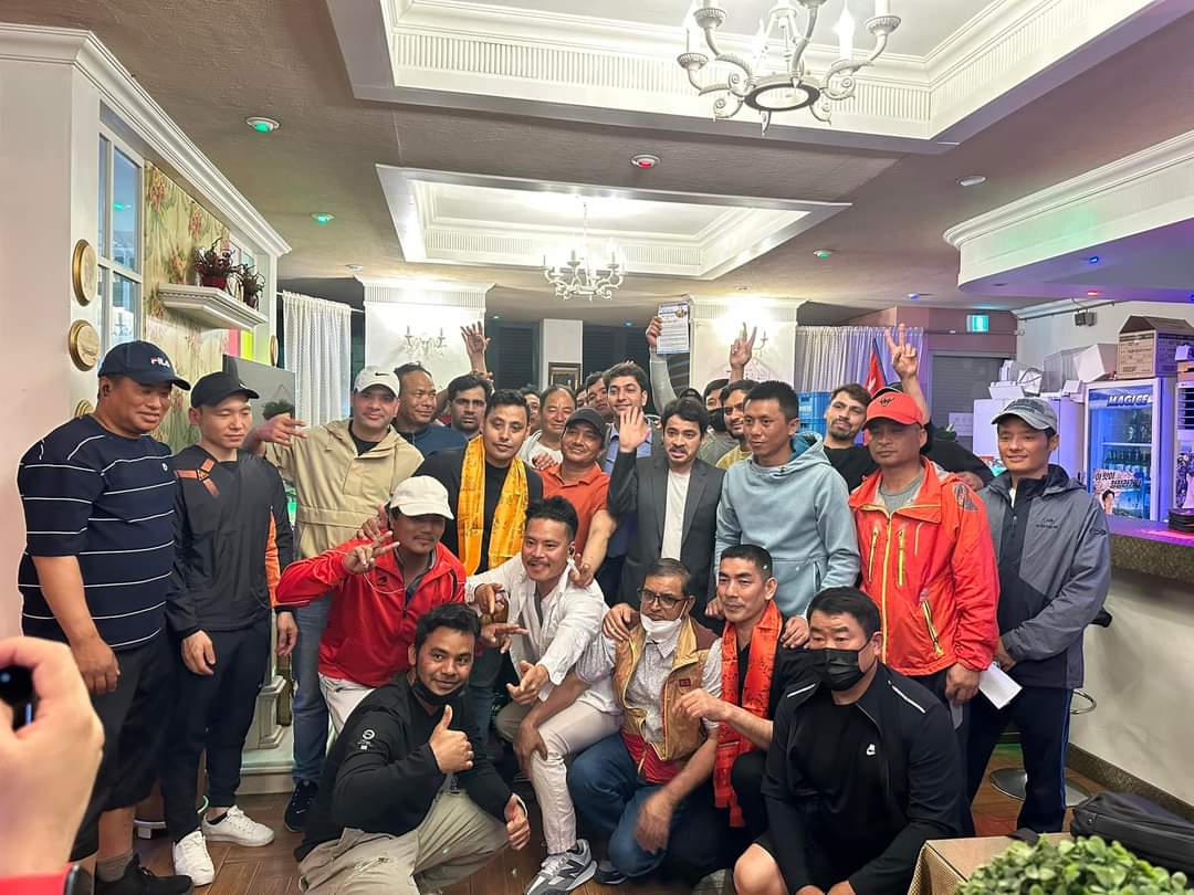 एनआरएनए कोरिया चुनाव: विपिन कुमार गुरुङलाई जेछनमा भव्य स्वागत