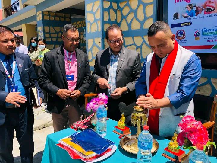 बिन्धवासिनी साकोसद्वारा तेमालमा नि:शुल्क दन्त शिविर
