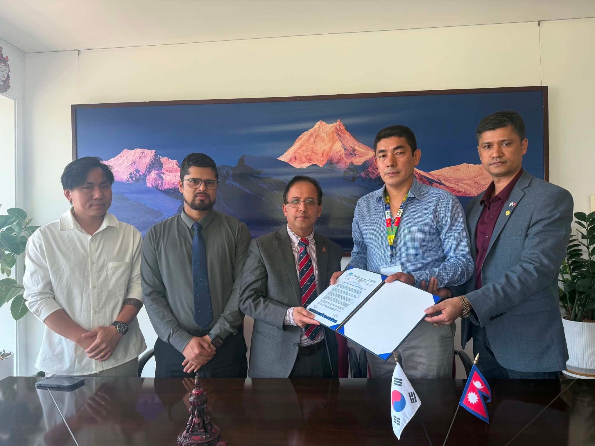 कोरियामा नेपाली समुदायलाई केन्द्रमा राख्दै दूतावास- एनआरएनए बीच महत्वपूर्ण भेटघाट