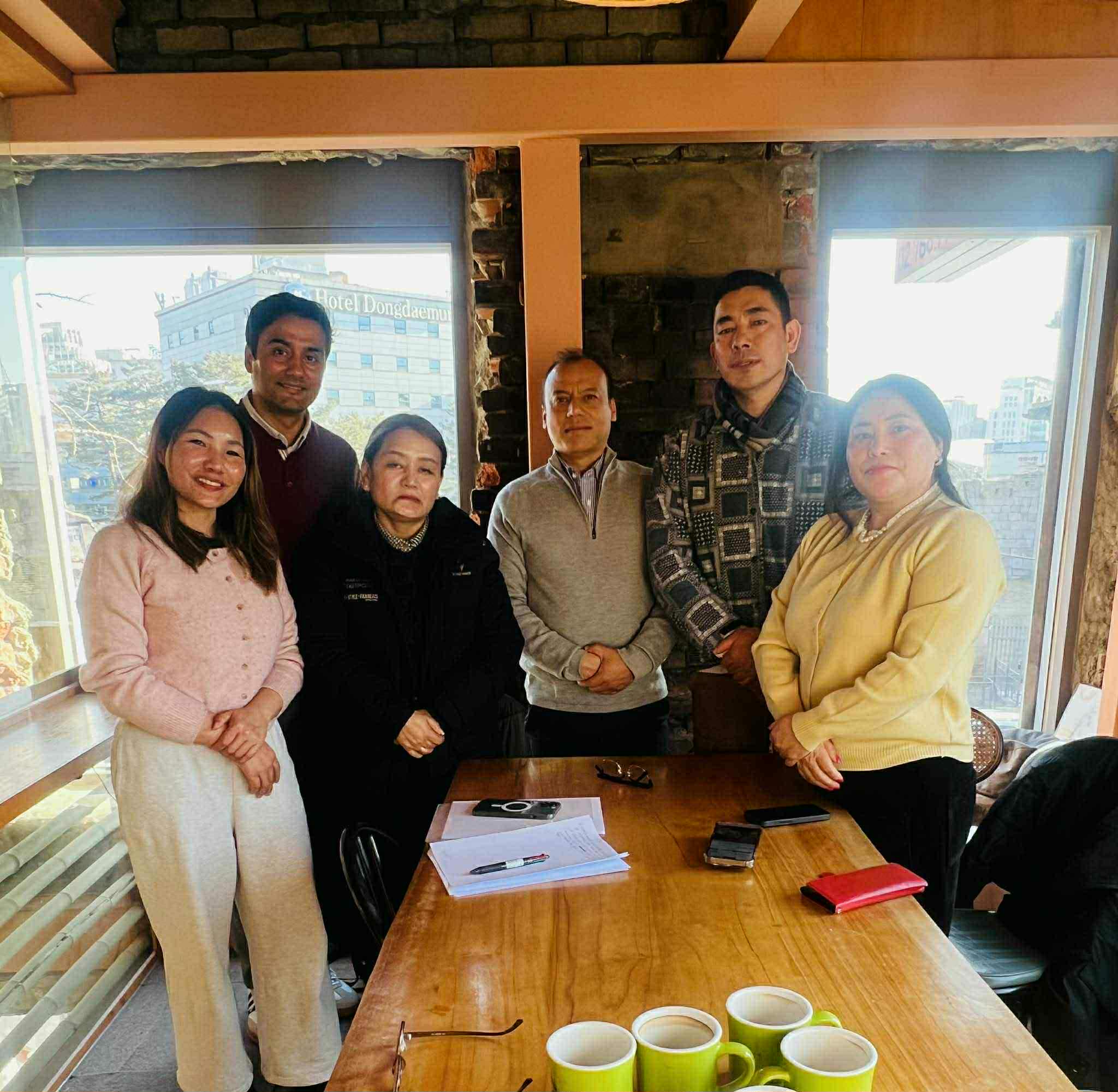 महेश श्रेष्ठको पहलमा कोरियाका दुई एनआरएन एकताबद्ध हुने बाटोमा