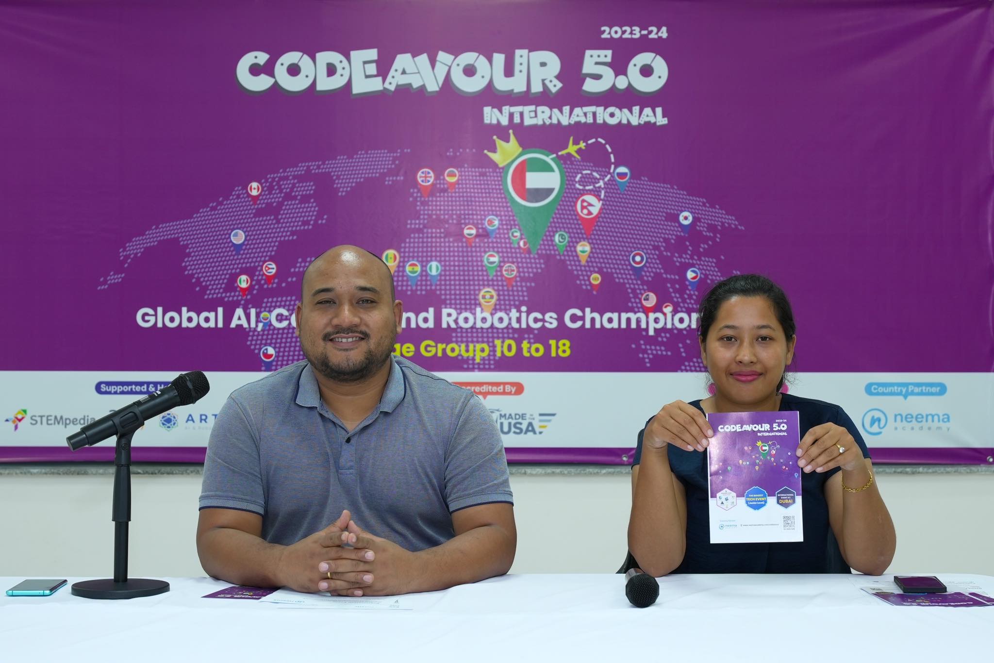निमा एकेडेमीद्वारा नेपालमै पहिलो पटक अन्तर्राष्ट्रिय रोबोटिक्स, कोडिङ र एआई प्रतियोगिता